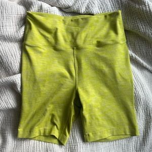 Outdoor voices green bike shorts